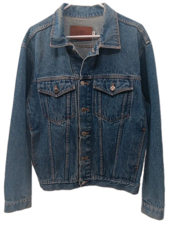 Other - Smythe Denim Jacket Mens Medium Blue Heavy Trucker Jean Coat Cowboy Outdoor